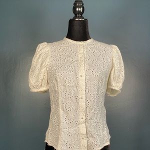 Anthropologie Vintage Ruffian Blouse Size 6